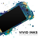 Gold Flaked Teal Oil // Premium Vinyl Wrap Skin Kit Compatible with the Nintendo Switch 2