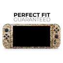 Gold Glimmer V2 // Premium Vinyl Wrap Skin Kit Compatible with the Nintendo Switch 2