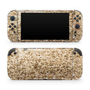 Gold Glimmer V2 // Premium Vinyl Wrap Skin Kit Compatible with the Nintendo Switch 2