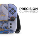 Golden Inked Marble Swirl // Premium Vinyl Wrap Skin Kit Compatible with the Nintendo Switch 2