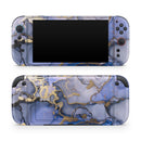 Golden Inked Marble Swirl // Premium Vinyl Wrap Skin Kit Compatible with the Nintendo Switch 2