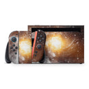 Golden Space Swirl // Premium Vinyl Wrap Skin Kit Compatible with the Nintendo Switch 2