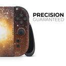 Golden Space Swirl // Premium Vinyl Wrap Skin Kit Compatible with the Nintendo Switch 2