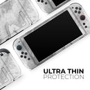 Gray Slate Marble V26 // Premium Vinyl Wrap Skin Kit Compatible with the Nintendo Switch 2