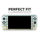 Green WaterColor Ombre Stripes // Premium Vinyl Wrap Skin Kit Compatible with the Nintendo Switch 2