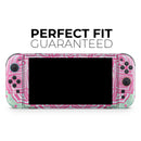 Green and Pink Tribal v3 // Premium Vinyl Wrap Skin Kit Compatible with the Nintendo Switch 2