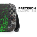 Grungy Green and Black Wood Surface // Premium Vinyl Wrap Skin Kit Compatible with the Nintendo Switch 2