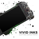 Grungy Green and Black Wood Surface // Premium Vinyl Wrap Skin Kit Compatible with the Nintendo Switch 2