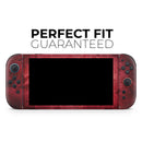 Grungy Red Scratched Surface // Premium Vinyl Wrap Skin Kit Compatible with the Nintendo Switch 2