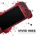 Grungy Red Scratched Surface // Premium Vinyl Wrap Skin Kit Compatible with the Nintendo Switch 2