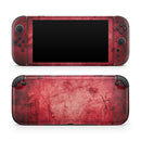 Grungy Red Scratched Surface // Premium Vinyl Wrap Skin Kit Compatible with the Nintendo Switch 2