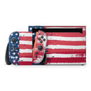 Grungy Vector American Flag // Premium Vinyl Wrap Skin Kit Compatible with the Nintendo Switch 2