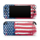 Grungy Vector American Flag // Premium Vinyl Wrap Skin Kit Compatible with the Nintendo Switch 2