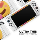 Heart Eyes V2 Friendly Emoticons // Premium Vinyl Wrap Skin Kit Compatible with the Nintendo Switch 2