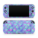 Holographic Mermaid Scales // Premium Vinyl Wrap Skin Kit Compatible with the Nintendo Switch 2