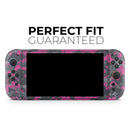Hot Pink and Gray Digital Camouflage // Premium Vinyl Wrap Skin Kit Compatible with the Nintendo Switch 2