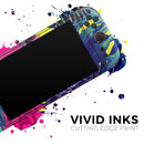Hype Flourescent Summer Pineapple Pattern // Premium Vinyl Wrap Skin Kit Compatible with the Nintendo Switch 2