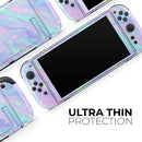 Iridescent Dahlia v1 // Premium Vinyl Wrap Skin Kit Compatible with the Nintendo Switch 2