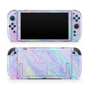 Iridescent Dahlia v1 // Premium Vinyl Wrap Skin Kit Compatible with the Nintendo Switch 2