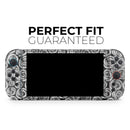 Karamfila Silver & Pink Marble V9 // Premium Vinyl Wrap Skin Kit Compatible with the Nintendo Switch 2