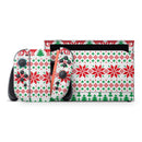 Knitted Ugly Christmas Sweater V2 // Premium Vinyl Wrap Skin Kit Compatible with the Nintendo Switch 2