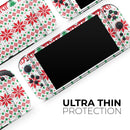 Knitted Ugly Christmas Sweater V2 // Premium Vinyl Wrap Skin Kit Compatible with the Nintendo Switch 2