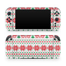 Knitted Ugly Christmas Sweater V2 // Premium Vinyl Wrap Skin Kit Compatible with the Nintendo Switch 2