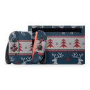 Knitted Ugly Christmas Sweater V3 // Premium Vinyl Wrap Skin Kit Compatible with the Nintendo Switch 2