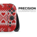 Knitted Ugly Christmas Sweater V5 // Premium Vinyl Wrap Skin Kit Compatible with the Nintendo Switch 2