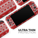 Knitted Ugly Christmas Sweater V5 // Premium Vinyl Wrap Skin Kit Compatible with the Nintendo Switch 2