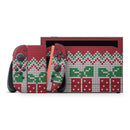 Knitted Ugly Christmas Sweater V6 // Premium Vinyl Wrap Skin Kit Compatible with the Nintendo Switch 2
