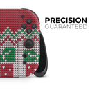 Knitted Ugly Christmas Sweater V6 // Premium Vinyl Wrap Skin Kit Compatible with the Nintendo Switch 2