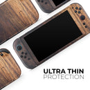 Knotted Rich Wood Plank // Premium Vinyl Wrap Skin Kit Compatible with the Nintendo Switch 2