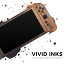 Knotted Rich Wood Plank // Premium Vinyl Wrap Skin Kit Compatible with the Nintendo Switch 2