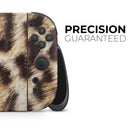 Leopard Furry Animal Hide // Premium Vinyl Wrap Skin Kit Compatible with the Nintendo Switch 2