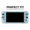 Light Blue Paisley Floral // Premium Vinyl Wrap Skin Kit Compatible with the Nintendo Switch 2
