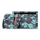 Light Blue and Gray Digital Camouflage // Premium Vinyl Wrap Skin Kit Compatible with the Nintendo Switch 2