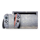 Light Blue and Tan Unfocused Orbs of Light // Premium Vinyl Wrap Skin Kit Compatible with the Nintendo Switch 2