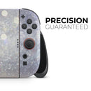 Light Blue and Tan Unfocused Orbs of Light // Premium Vinyl Wrap Skin Kit Compatible with the Nintendo Switch 2