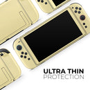 Light Yellow Pastel Color // Premium Vinyl Wrap Skin Kit Compatible with the Nintendo Switch 2