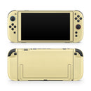 Light Yellow Pastel Color // Premium Vinyl Wrap Skin Kit Compatible with the Nintendo Switch 2