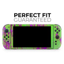 Lime Green Metal with Hot Purple Rust // Premium Vinyl Wrap Skin Kit Compatible with the Nintendo Switch 2