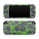 Lime Green and Gray Digital Camouflage // Premium Vinyl Wrap Skin Kit Compatible with the Nintendo Switch 2