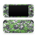 Lime Green and White Digital Camouflage // Premium Vinyl Wrap Skin Kit Compatible with the Nintendo Switch 2