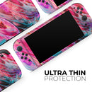 Liquid Abstract Paint V67 // Premium Vinyl Wrap Skin Kit Compatible with the Nintendo Switch 2