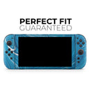 Liquid Blue Color Fusion // Premium Vinyl Wrap Skin Kit Compatible with the Nintendo Switch 2