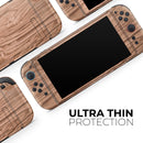 Luxury Natural Wood V1 // Premium Vinyl Wrap Skin Kit Compatible with the Nintendo Switch 2