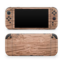 Luxury Natural Wood V1 // Premium Vinyl Wrap Skin Kit Compatible with the Nintendo Switch 2