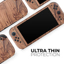 Luxury Natural Wood V2 // Premium Vinyl Wrap Skin Kit Compatible with the Nintendo Switch 2