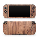 Luxury Natural Wood V2 // Premium Vinyl Wrap Skin Kit Compatible with the Nintendo Switch 2